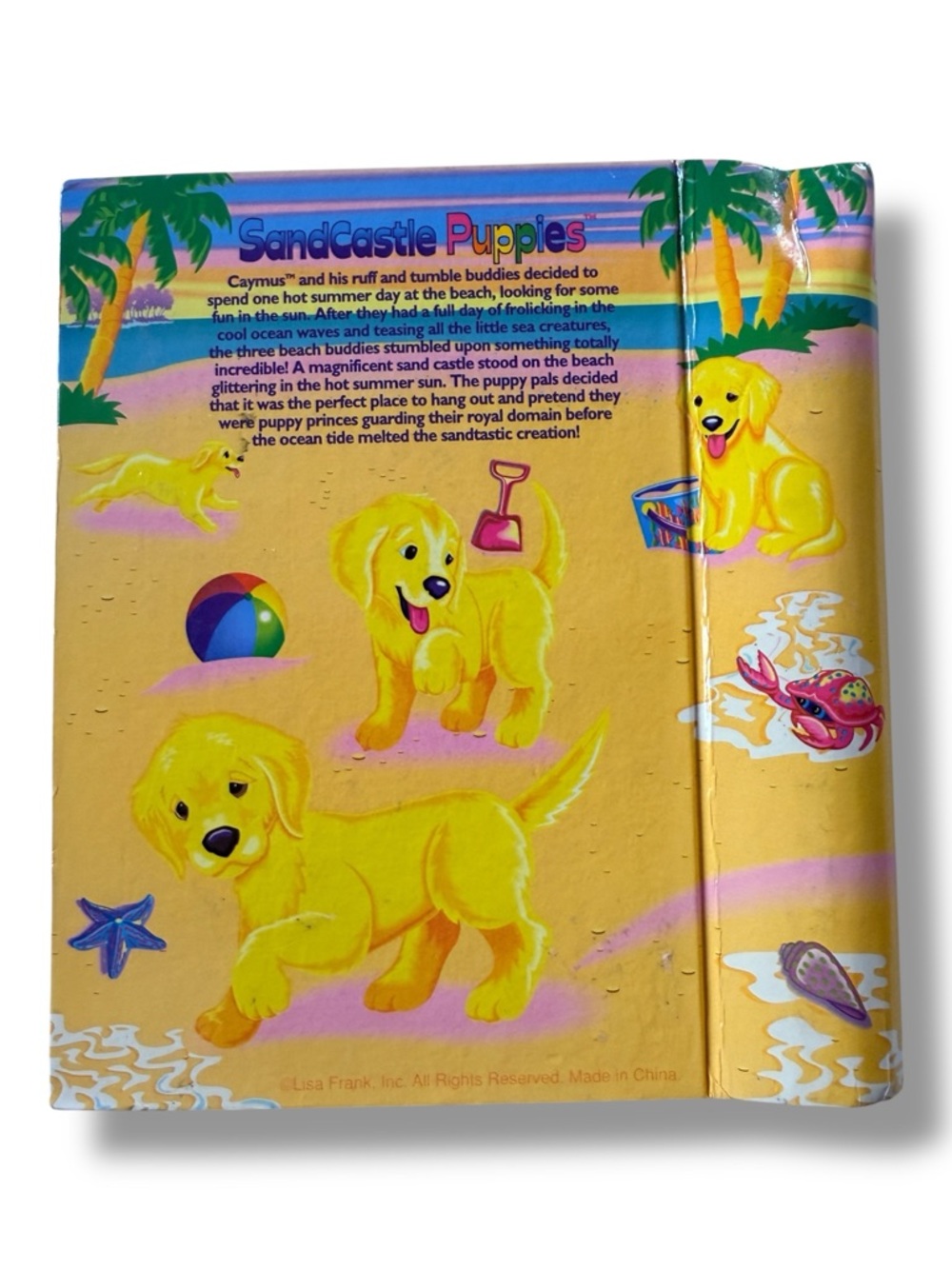 Lisa Frank Sandcastle Puppies Photo Album 4X6 Vintage 90s - Picture 2 of 11